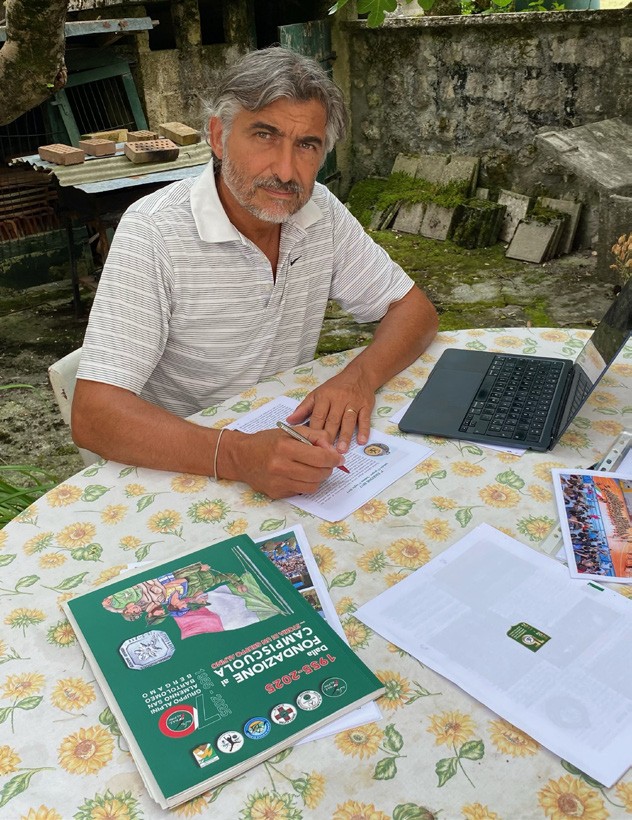 Giancarlo Beltrame, autore del libro «...una tenda, mille storie...»