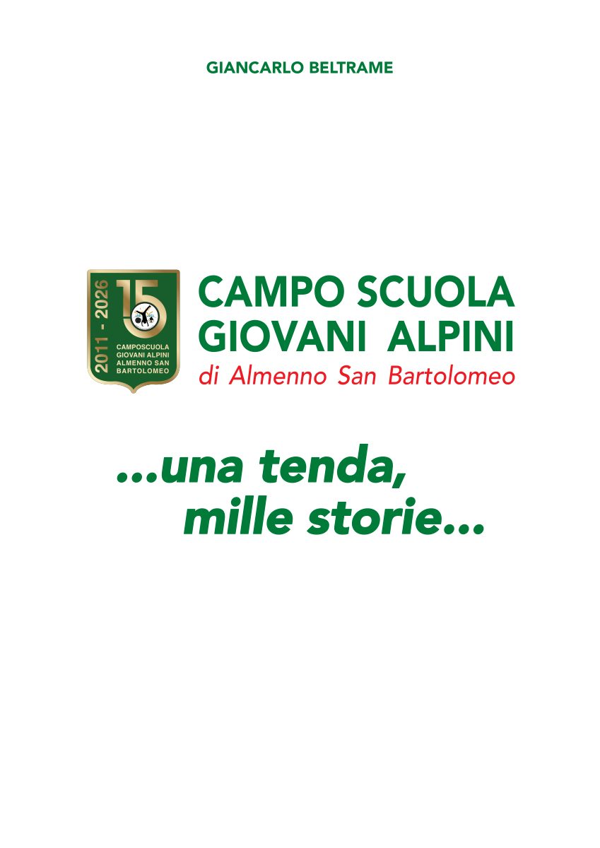 Frontespizio del libro: titolo, sottotitolo e autore Giancarlo Beltrame